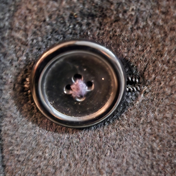 Vintage men's coat size 42-44 black coat Hart Shaffner Marx coat made in Italy - Picture 5 of 6